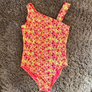 Like new beautiful floral multi-color swimsuit. Gap kids. No stains. Size XL 12
